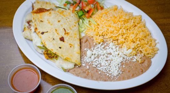 Quesadilla Flor de Calabaza and Other Family Recipes at Taqueria Puebla in Mukilteo