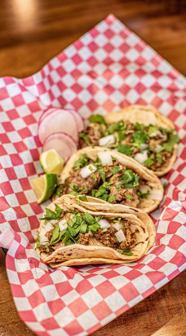 Our Authentic Street Tacos will make you feel like you're in Mexico!